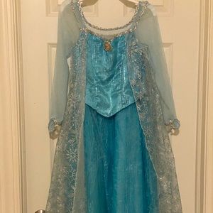 Girls Elsa Costume Size 10-12